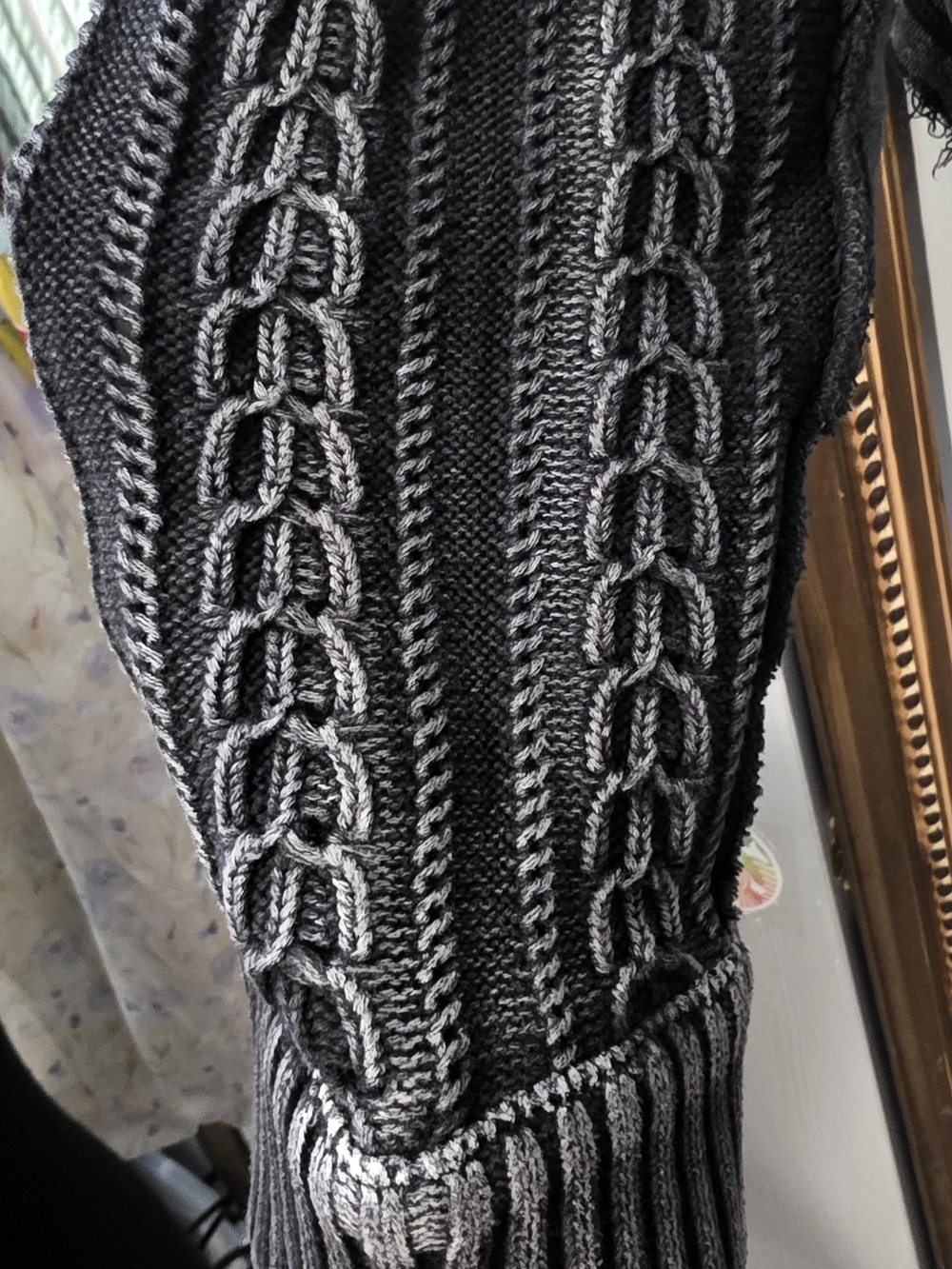 Free People Washed Charcoal Grey Bomber Jacket - Picture 4 of 7